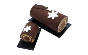 Bûche chocolat praliné