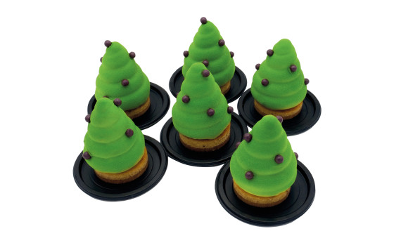 Entremets individuel sapin