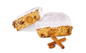 Gâteau de Noël à la pâte d'amande (stollen)