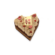 Entremets cœur noisette