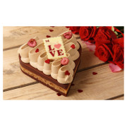 Entremets cœur noisette