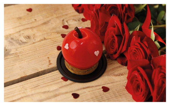 Entremets pomme d'amour