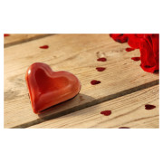 Bonbonnière cœur Chocolat noir & caramel au beurre salé